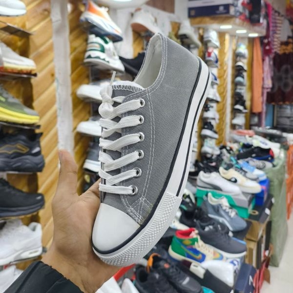 Converse Low Top Grey Sneakers - Image 2