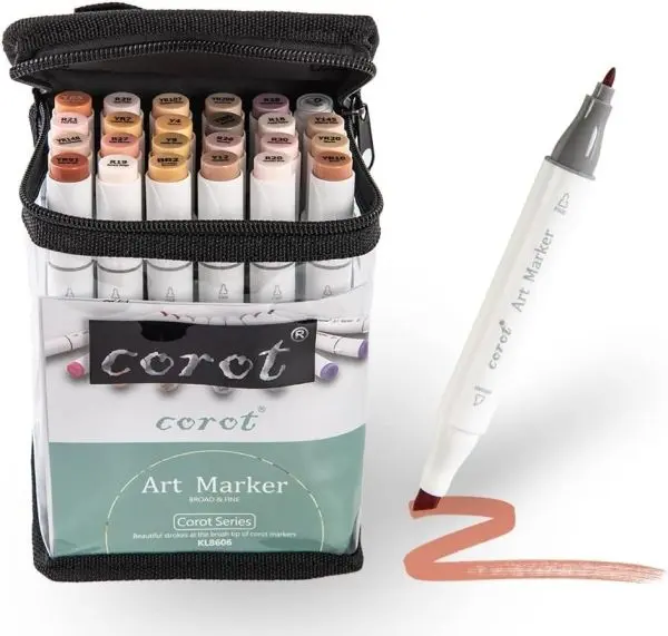 Corot Art Markers Set of 24