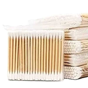 Cotton Buds 200Pcs Plastic Pack