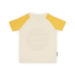 Cotton Embossed T-Shirt for Boy and Girl (Yellow)