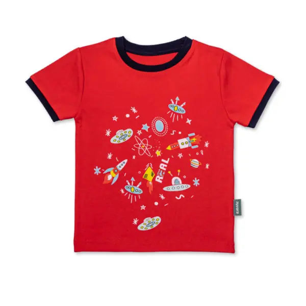 Cotton T-Shirt and Pant for boys (Space) - Image 2