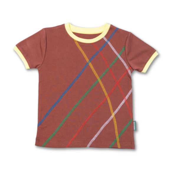 Cotton T-shirt and shorts for Boys (Criss Cross) - Image 2