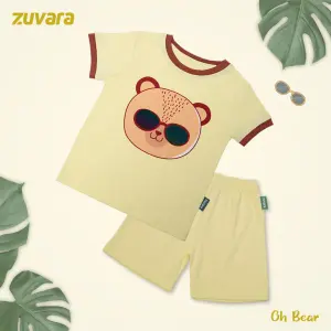 Cotton T-shirt and Shorts for Boys (Oh Bear)