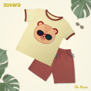 Cotton T-shirt and shorts for Boys (Oh Bear)