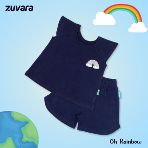 Cotton Top and shorts for Girls (Oh Rainbow)