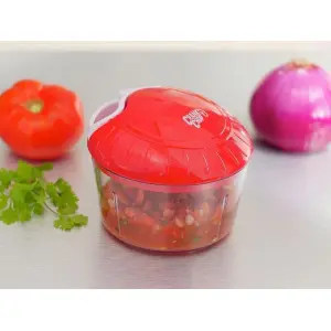 Crank Chop Food Chopper And Processor Deluxe With Japanese Blades