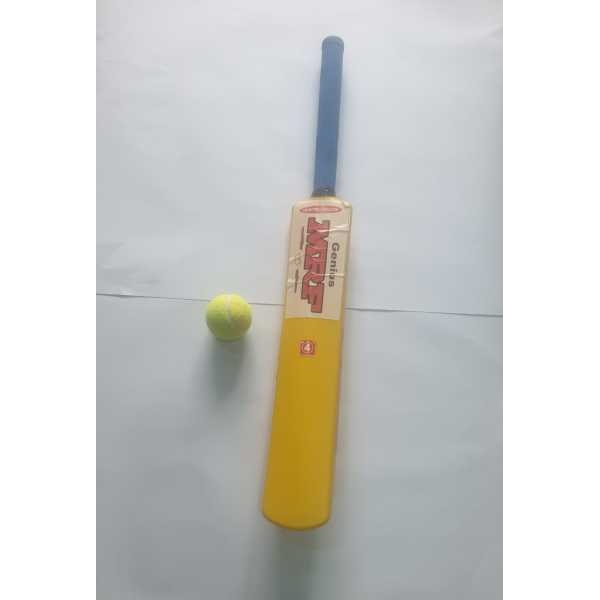 Cricket Bat/ Plastic Cricket Bat No. 4 With Tennis Ball - Image 4