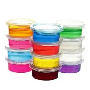 Crystal Soft Clay And Slimes (Set Of 6)