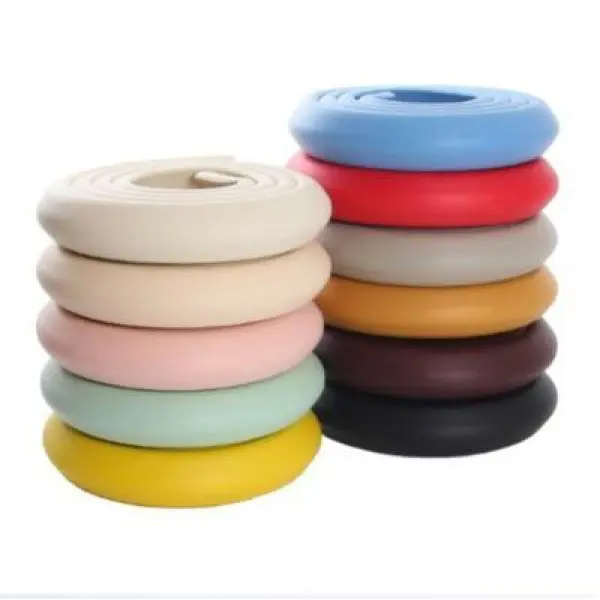 Cute Baby 2M Self Adhesive L Shape Rubber Foam Desk Table Edge Corner Protector, Anti-Collision Edge Cover Cushion Strip for Baby Protection - Image 3