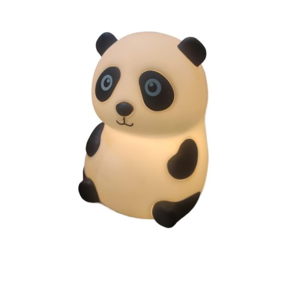 Cute Panda Night Light /  Silicon Lamp Panda  / Panda Lamp /  7-Color Changing - Image 5
