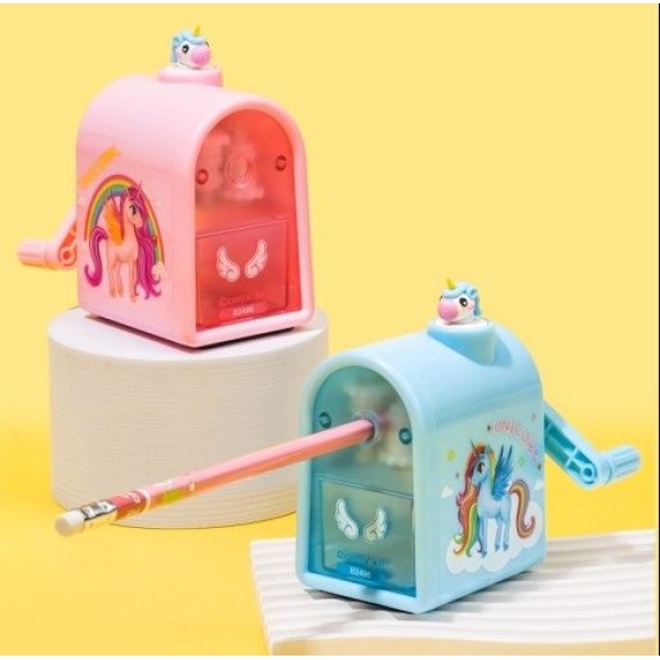 Cute Unicorn Pencil Sharpner B2496 Comix B2496 Pencil Sharpener for kids - Image 2