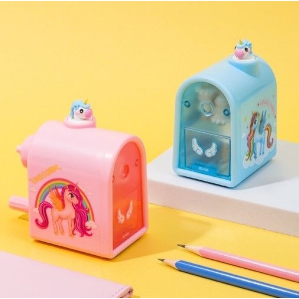 Cute Unicorn Pencil Sharpner B2496 Comix B2496 Pencil Sharpener for kids - Image 3