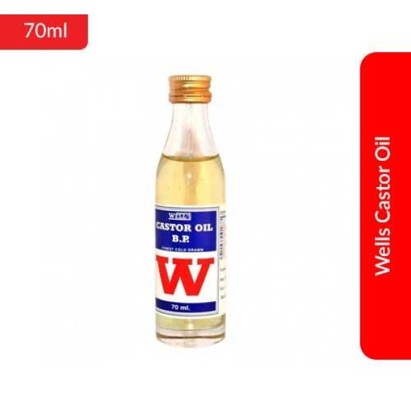 Wells Castor Oil B.P Finest Cold Drawn (Spain) 70 ml - Image 2