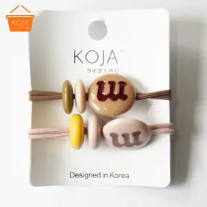 KOJA  2pcs set Hair Tie for Women  Tie Up Hair Rubber Band For Hair Beauty
