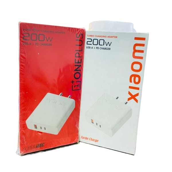 200 W USB-A + PD Charging Turbo Charging Adapter - Image 2