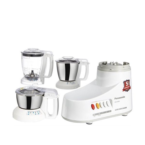 Panasonic MX-AC300H Grey 550W Super Mixer Grinder With 3 Jars - Image 3