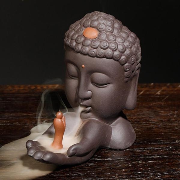 Buddha Face Incense Burner - Image 2