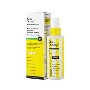 SunScoop Hydrating Fluid Sunscreen for Face and Body with SPF 60 PA++++ 125ml