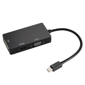 3 In 1 Mini Display Port To Hdmi/Dvi/Vga Cable Adapter