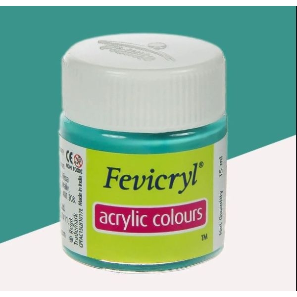 Fevicryl Acrylic Colours – 10 Shades | Rich & Permanent Acrylic Paint Set - Image 2
