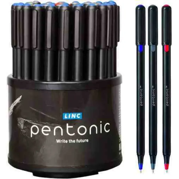 Black Ball Pen Pentonic (set of 5pcs) By Mitrata - Image 3