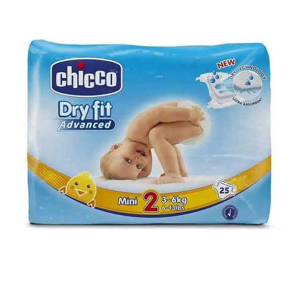 Chicco Dry Fit Advanced T2 Small - 25 Pieces - Image 2