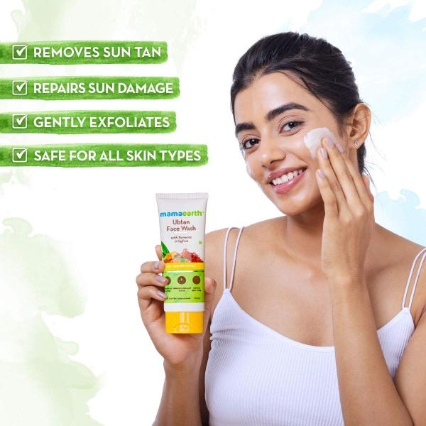 Mamaearth Ubtan Natural Face Wash-100 ml - Image 2
