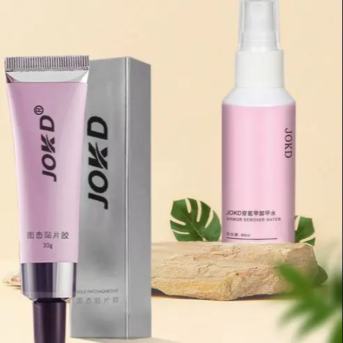 Solid Nail Glue Gel Clear For False Nail Tips Glue Gel Super Adhesive Advanced Nail Techgel Glue 30g