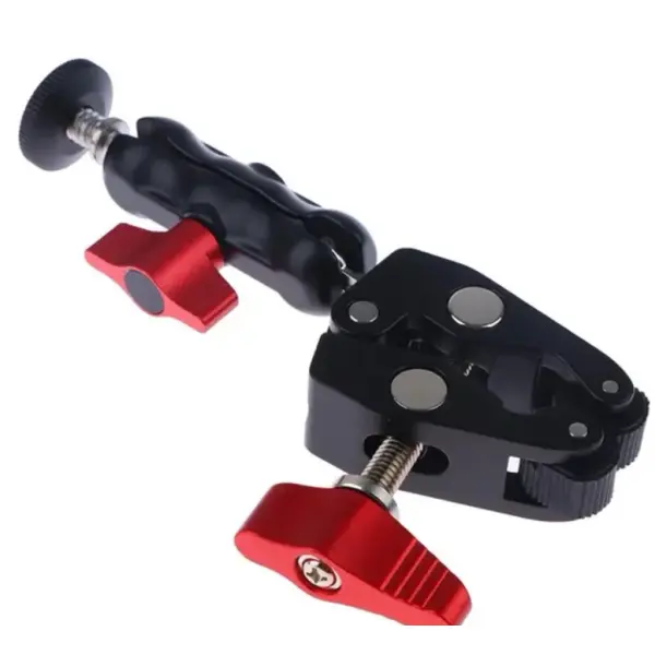 Camera Magic Arm 360° Ball Head with Crab Claw Clip Universal Monitor Bracket BallHead Clamp Super Holder Stand - Image 5