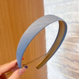 KOJA Motique Accessories 1 Inch Wide Suede Like Headband Solid Hair band