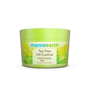 Mamaearth Tea Tree Oil Control Face Pack with Tea Tree & Salicylic Acid for Normal to Oily Skin - 200g