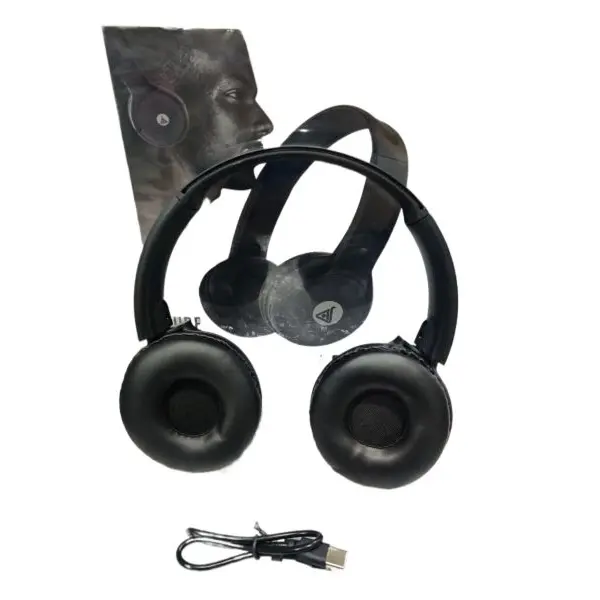 AOMALE P12 Pure Bass Wireless On Ear Headphone (Color May Vary) - Image 4