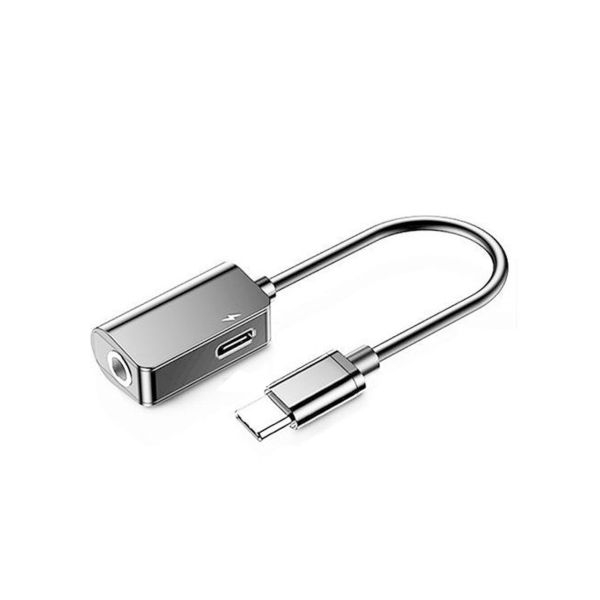 Baseus - Type-C Male To Type-C Female +3.5MM Female Adapter L40 - Image 4