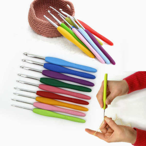 Crochet Needle/Hook, Convenient Crochet Hook Set Non-slip Practical For General Purpose For Knitting For Professional Use For Household