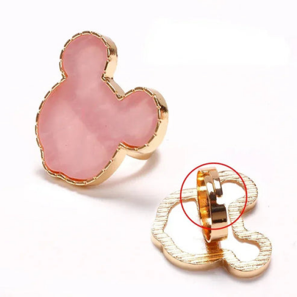 Pretty Rign Design Nail Art Display Painting Palette Finger Slip-in Nail Palette Art Tool Color Mixing Pallette for Artists Professionals Nail Salon Nail Technician Tool - Image 3