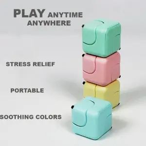 KOJA Korean Style Cube Gyro Fidget Spinner