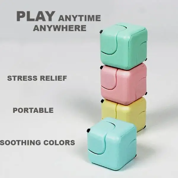 KOJA Korean Style Cube Gyro Fidget Spinner