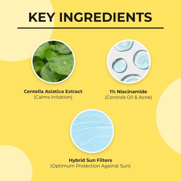 Dr. Sheth’s Centella & Niacinamide Oil & Acne Control Sunscreen - 50g - Image 3