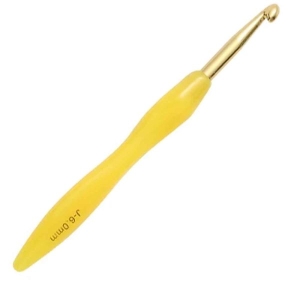 6MM New Design Aluminium Crochet Hook For Knitting And DIY Crafts