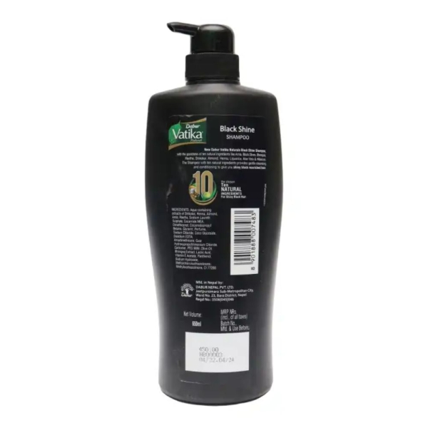 Dabur Vatika Black and Long Hair Shampoo (650ml)
