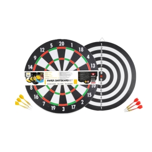 Dartboard and darts 18"