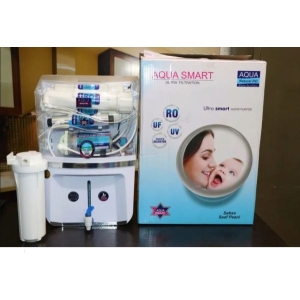 Aqua Smart Wall Mountable (RO+UV+UF+TDS Controller)Water Purifier, White