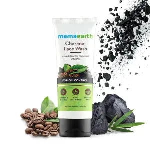 Mamaearth Charcoal Face Wash with Activated Charcoal & Coffee for Oil Control (100)