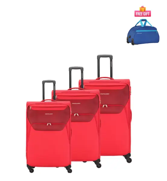 Kamiliant By American Tourister Kam Bali Suitcase Ruby Red (56+69+79)cm Set of 3Pcs