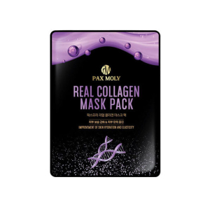 Pax Moly Real Collagen Mask Pack – 5 Sheet Set by Genuine Collection
