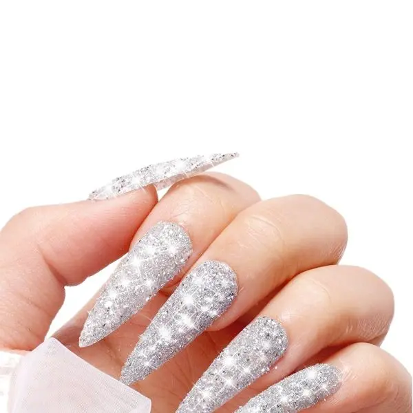 Chrome Nail Powder Magic Holographic Dust Delicate Nail Glitter Powder Widely Application Compact Easy To Apply Nail Art Beauty Tool - Image 5