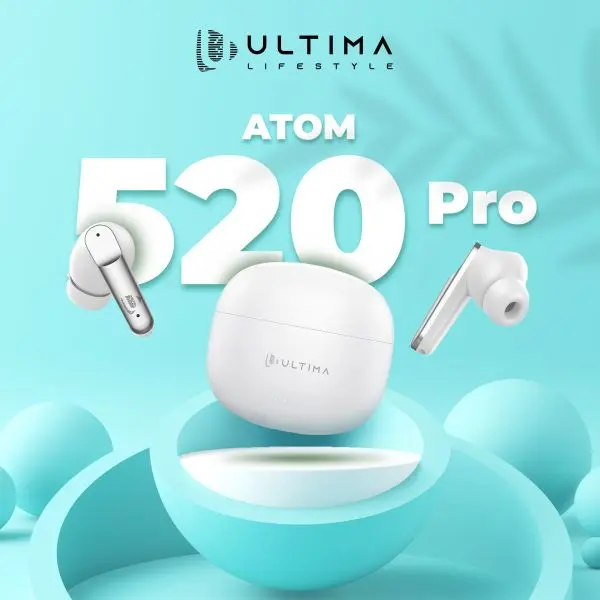 Atom 520 Pro Earbuds With 45Hrs Playtime| Game Mode(60ms)| Quad Mic| IPX5 Rated| Loud Sound & Deep Bass| Type-C Charging Port Wireless Earbuds - Image 3
