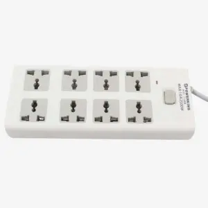 1588 - 8Port 4Meter Wire Multi Plug Extension Cords Heavy Duty Universal Socket - 2500W