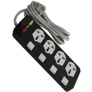 Silvertek 'ST-440' Surge Protector 100% Copper Accessories 4 Port 16A 3000W(max) 3 Pin Socket Universal Authentic Extension Multiplug