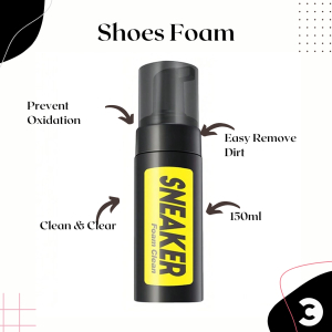 Decontamination Maintenance White Foam Shoes Cleaner Spray for Shoes | Shoes Cleaner Foam | Sneaker Cleaner Foam by Comfort Corner